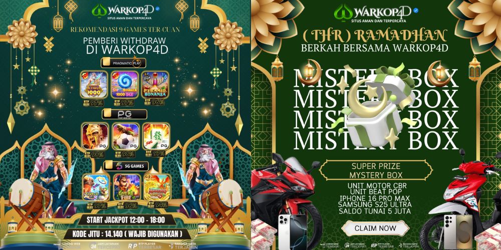 UPDATE BOCORAN GACOR & EVENT THR MISTERY BOX WARKOP4D